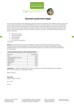 Gourmet-Lauchcreme-Suppe 500 g