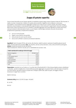 Zuppa di patate saporita 600 g