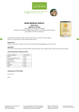 Brodo Wellness-Reform 540 g