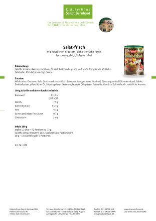 Salat-frisch 200 g