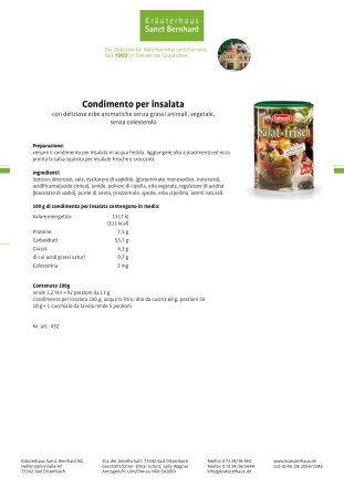 Condimento per insalata 200 g