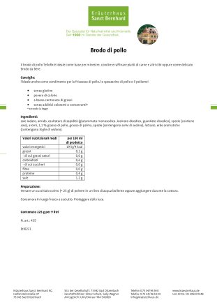 Brodo di pollo 225 g