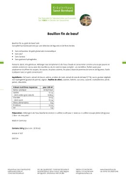 Bouillon fin de boeuf 360 g