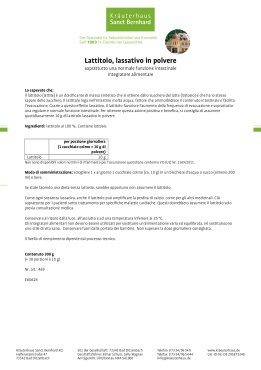 Lattitolo, lassativo in polvere 300 g