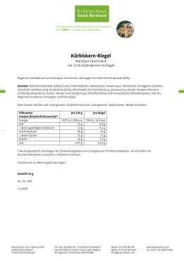 Kürbiskern-Riegel 10er-Pack 350 g