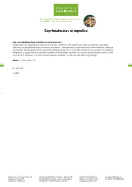 Coprimaterasso ortopedico 90 x 200 x 7 cm