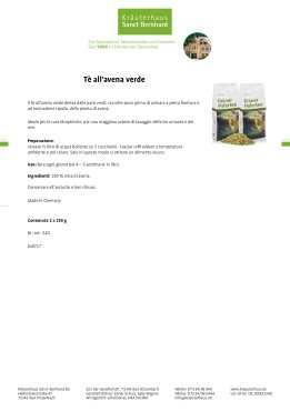 Tè all'avena verde 500 g