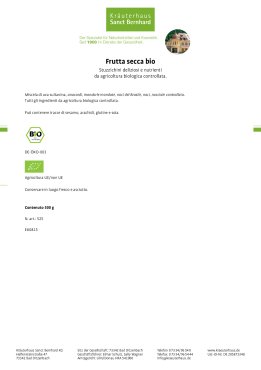 Frutta secca bio 500 g