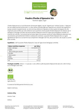 Poudre d'herbe d'épeautre bio 300 g