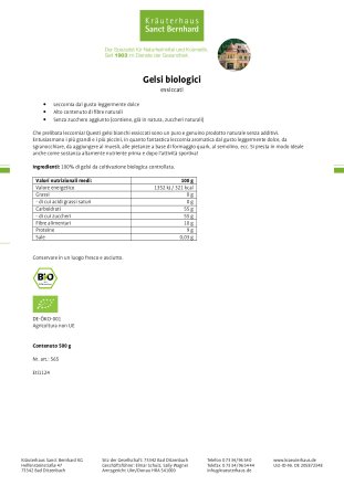 Gelsi biologici essiccati 500 g