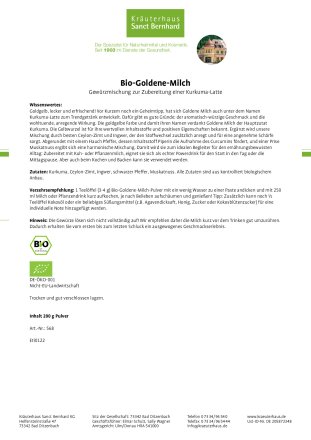 Bio-Goldene-Milch 200 g