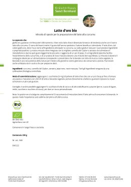 Latte d'oro bio 200 g