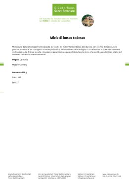 Miele di bosco tedesco 500 g