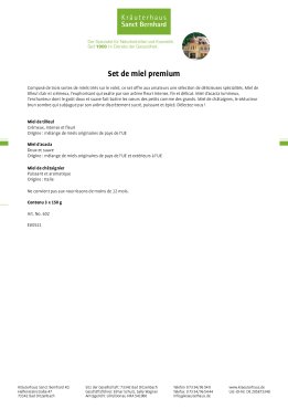 Set de miel premium 450 g