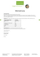 Ribwort plant syrup 500 ml