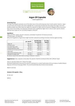 Argan Oil Capsules 150 capsules