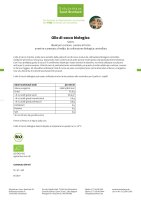 Olio di cocco biologico · spremuto a freddo 500 ml