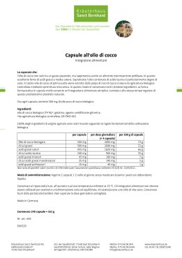 Capsule all'olio di cocco 240 capsule