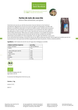 Farine de noix de coco bio 1000 g