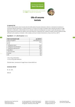 Olio di sesamo 500 ml