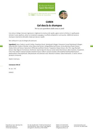 CAREN Gel doccia &amp; shampoo 500 ml