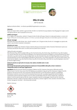 Olio 24 erbe 100 ml