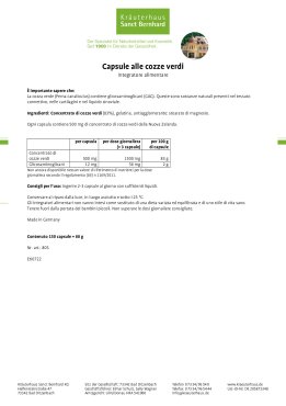 Capsule alle cozze verdi 150 capsule
