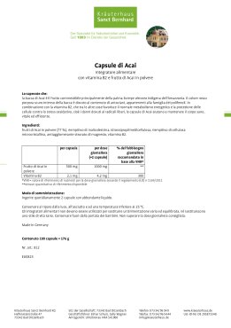 Capsule di Acai 180 capsule