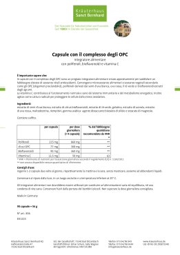 Capsule con il complesso degli OPC 90 capsule