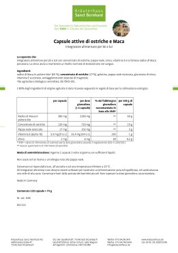 Capsule attive di ostriche e Maca 120 capsule