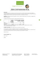 Gélules à  l'acide hyaluronique 400 mg 120 gélules