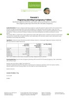 Prenatal 1 Pregnancy planning &amp; pregnancy 90 tablets