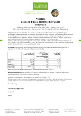Prenatal 1 Desiderio di avere bambini e Gravidanza 90 compresse