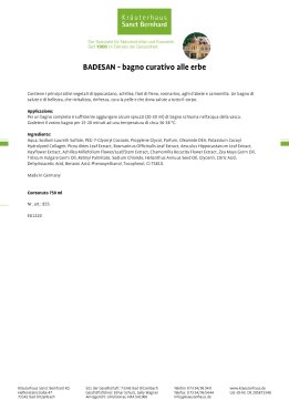 BADESAN - bagno curativo alle erbe 750 ml