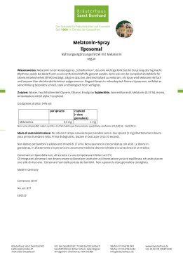 Spray alla melatonina liposomal 30 ml