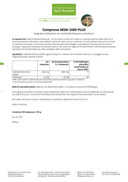 Compresse MSM-1000-PLUS 500 compresse