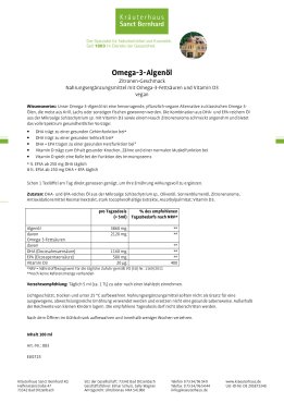 Omega-3-Algenöl 100 ml