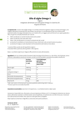 Olio di alghe Omega-3 100 ml