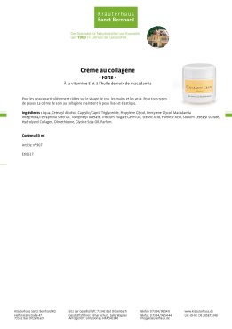 Crème au collagène - Forte - 50 ml