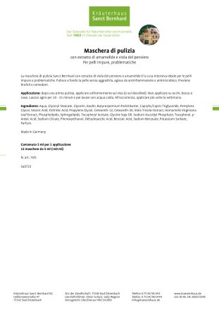 Maschera di pulizia 60 ml