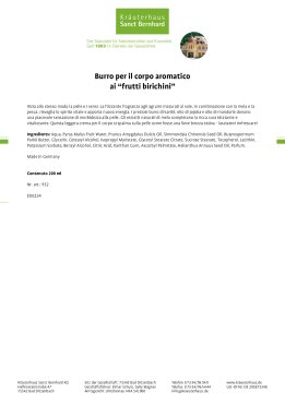 Set "frutti birichini" / doccia aromatica + burro per il corpo 2 pezzo