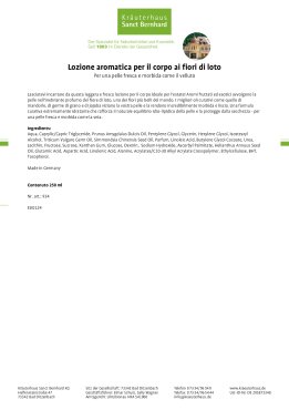 Lozione aromatica per il corpo ai fiori di loto 250 ml