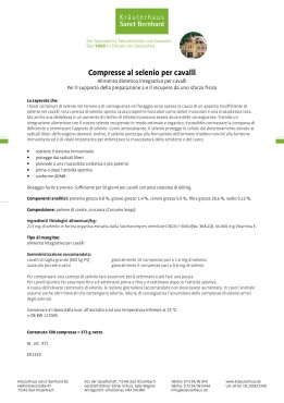 tierlieb Compresse al selenio per cavalli 500 compresse
