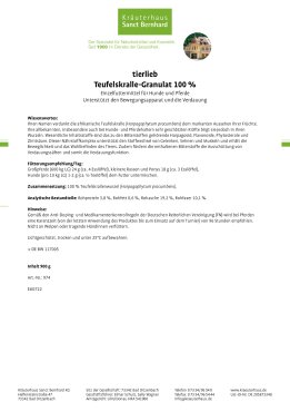 tierlieb Teufelskralle-Granulat 100 % 900 g