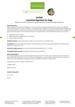 tierlieb Intestinal Regulator for Dogs 160 g