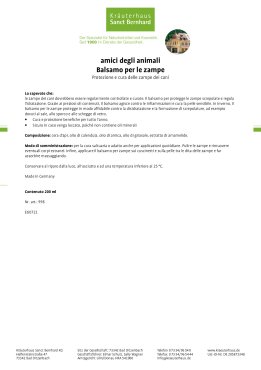tierlieb Balsamo per le zampe 200 ml