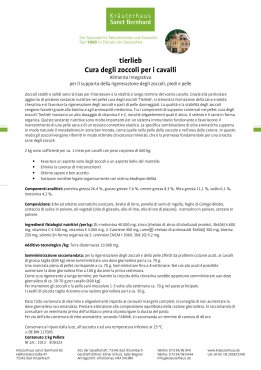 tierlieb Cura degli zoccoli per i cavalli 2 kg