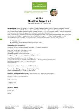 tierlieb Olio di lino Omega-3-6-9