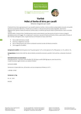 tierlieb  Pellet al lievito di birra per cavalli 1.5 kg
