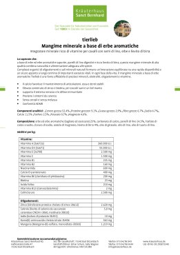 tierlieb Mangime minerale a base di erbe aromatiche 1.2 kg